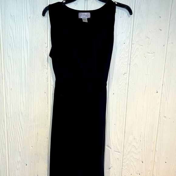 J Valdi Little Black Dress V Neck XL - Picture 1 of 10